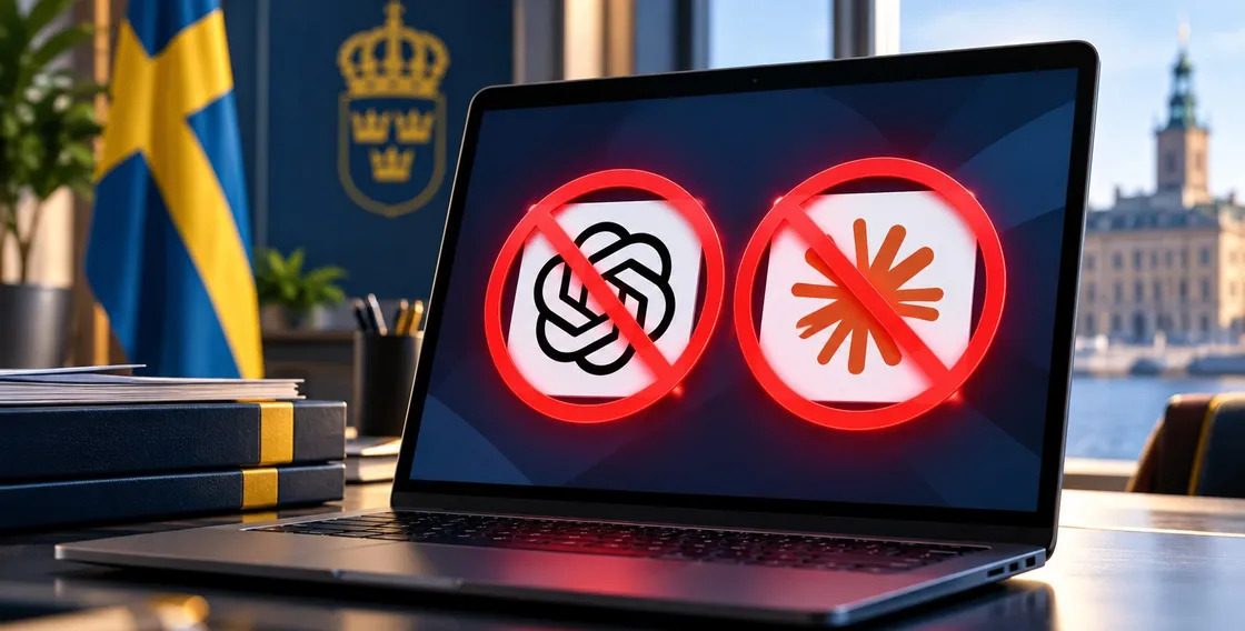 Il governo svedese blocca ChatGPT e Claude sui PC di lavoro