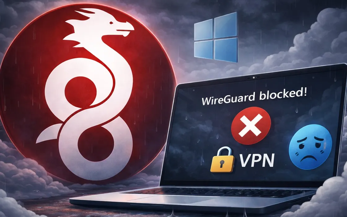 WireGuard bloccato su Windows: quando un account Microsoft ferma gli aggiornamenti