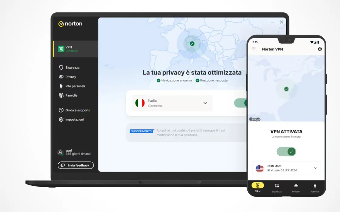 Con Norton VPN la tua connessione sarà davvero sicura: sconto del 60%