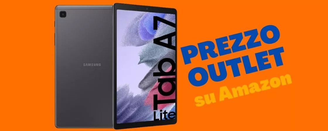 PREZZO OUTLET per Samsung Galaxy Tab A7 Lite (su Amazon)