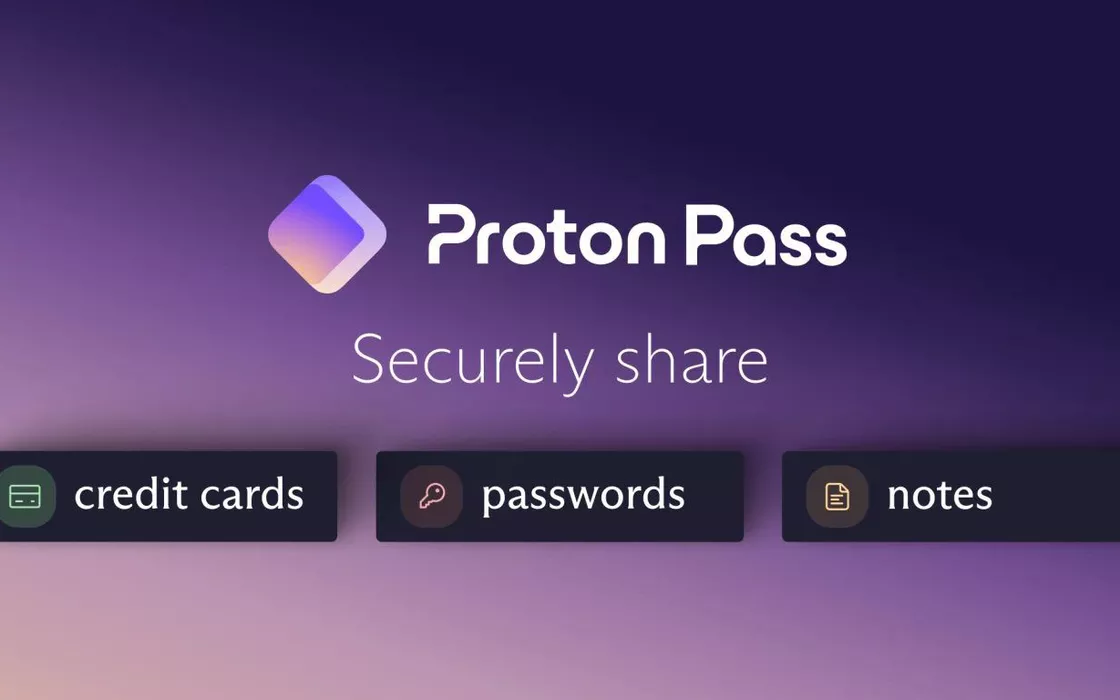 Condividere password in sicurezza con Proton Pass