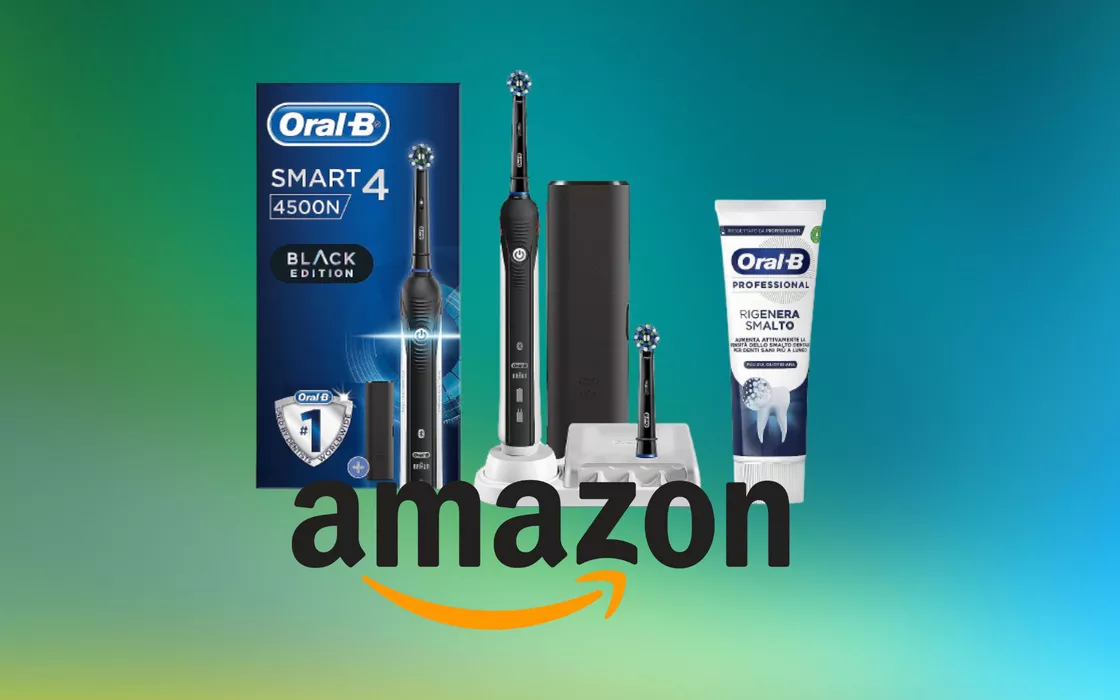 Lo spazzolino elettrico più acquistato è al 63% su Amazon con un regalo
