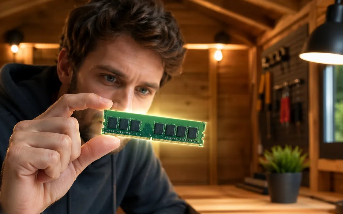 Costruisce RAM funzionante in un capanno da giardino: impresa incredibile
