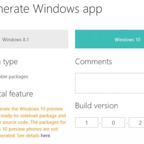 Sviluppare app per Windows 10 e 8.1 con App Studio