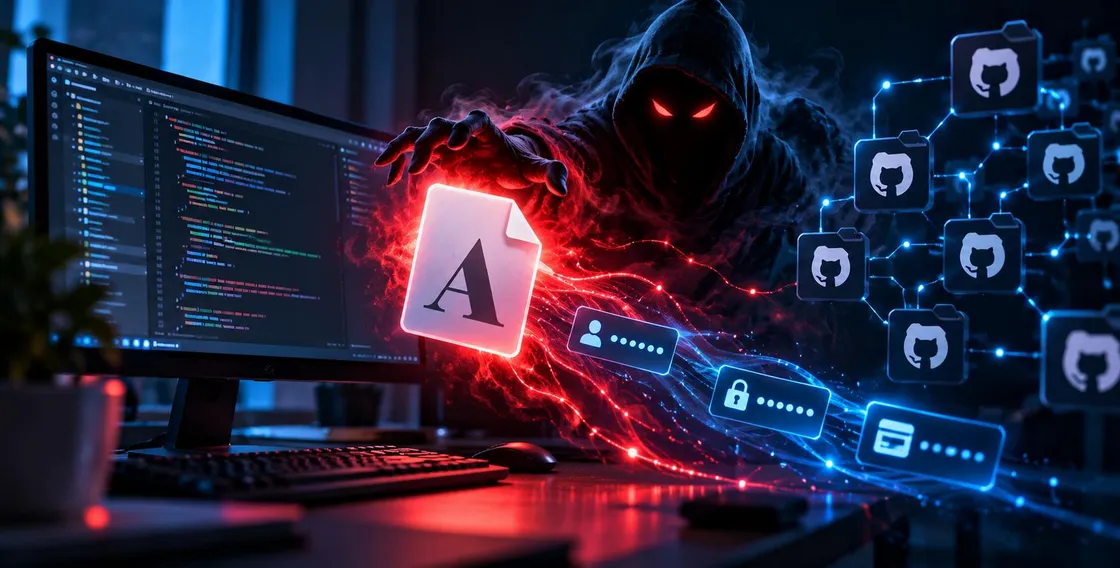 GhostAction nasconde un malware nei font: GitHub sotto attacco