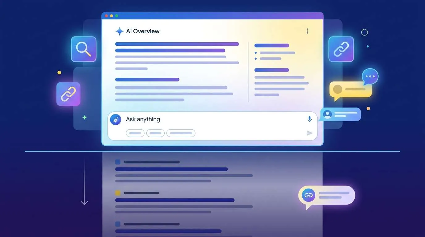 Anteprima: Google espande gli AI Overviews: i link organici ancora meno visibili