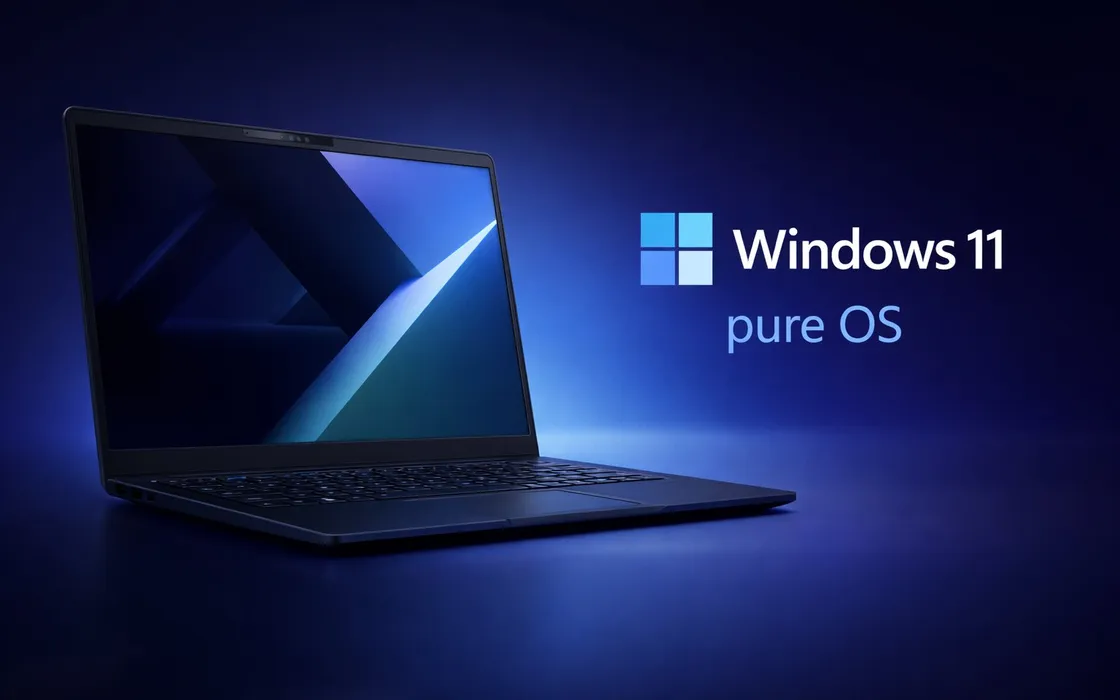 Windows 11 pure OS di ASUS: cos’è davvero e cosa cambia su quei portatili