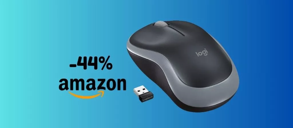 Mouse Logitech SCONTATO del 44%, ti costa MENO di 10 euro su Amazon!