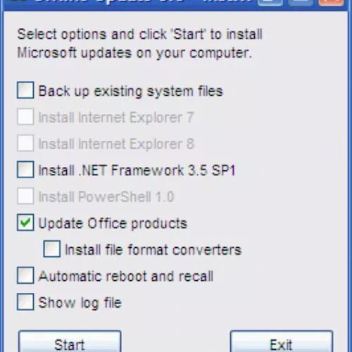 Gli aggiornamenti per Windows ed Office in un unico file