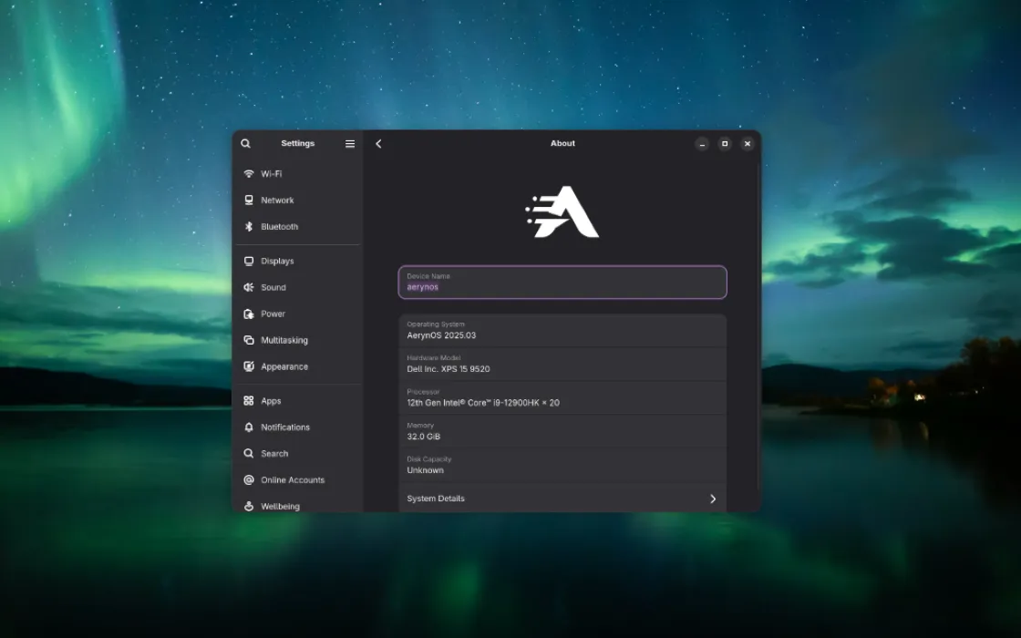 AerynOS 2025.03: rilascio ufficiale con GNOME 48 e Linux 6.13.8
