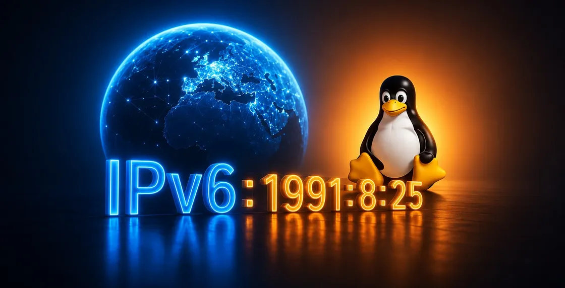 Perché l'indirizzo IPv6 di kernel.org finisce con 1991:8:25, nascita di Linux