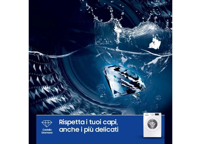 Lavatrice Samsung da 9 kg in sconto, costa 450 € in meno su Amazon