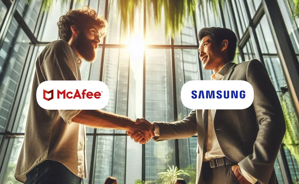 Samsung e McAfee estendono la loro collaborazione per un'esperienza più sicura sui Galaxy