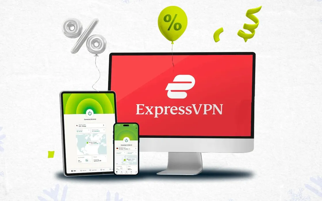 ExpressVPN in offerta esclusiva: CROLLO del 79% per le feste