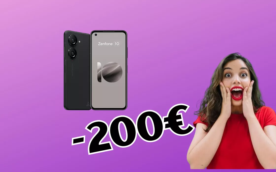 Oggi su Amazon l'ASUS Zenfone 10 costa 200 EURO in meno