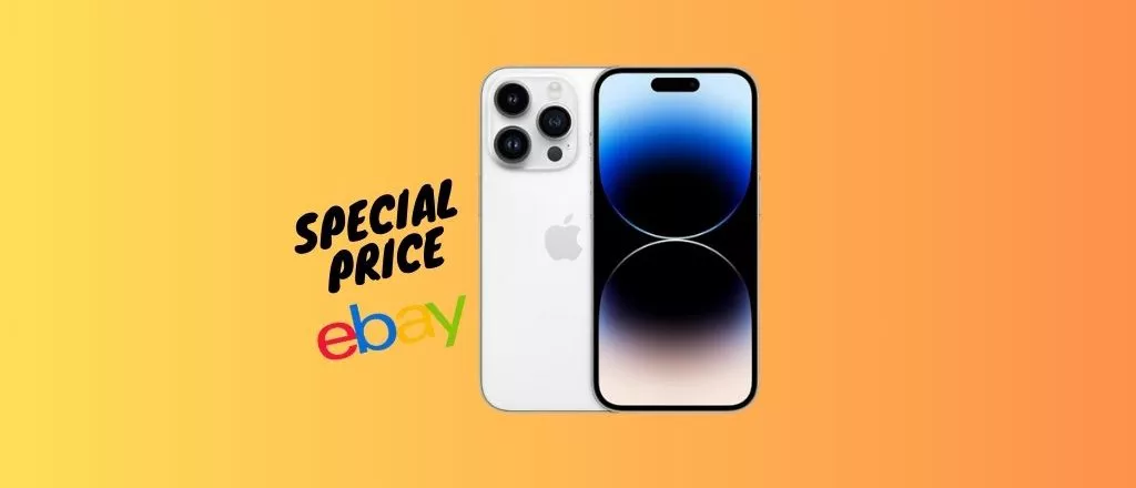 OGGI SU EBAY: iPhone 14 Pro ad un PREZZO IMPERDIBILE, corri a scoprirlo!