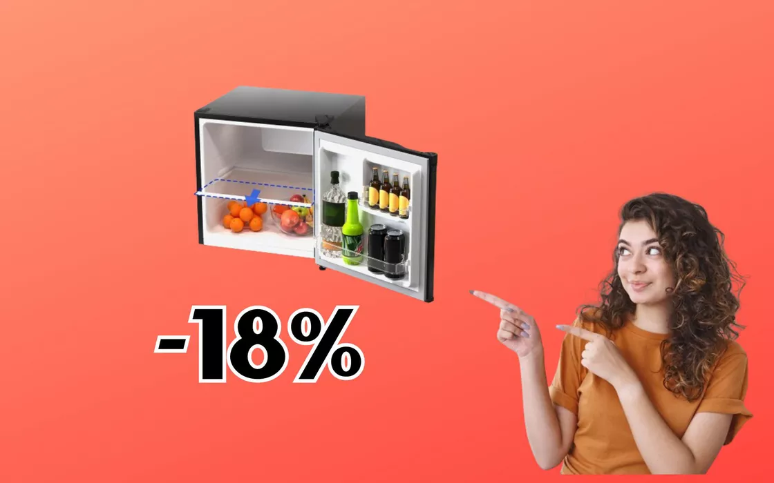Il mini FRIGO più venduto è in sconto ORA su Amazon (-18%)