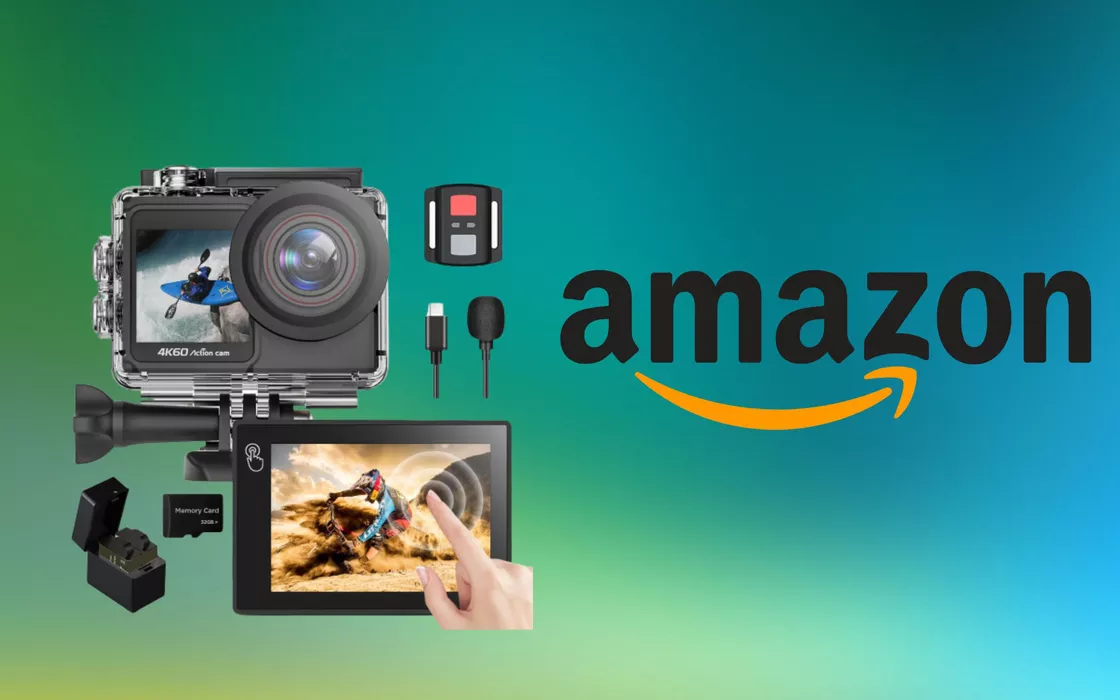 Action cam 4K al 50% di sconto su Amazon, è davvero stupenda!