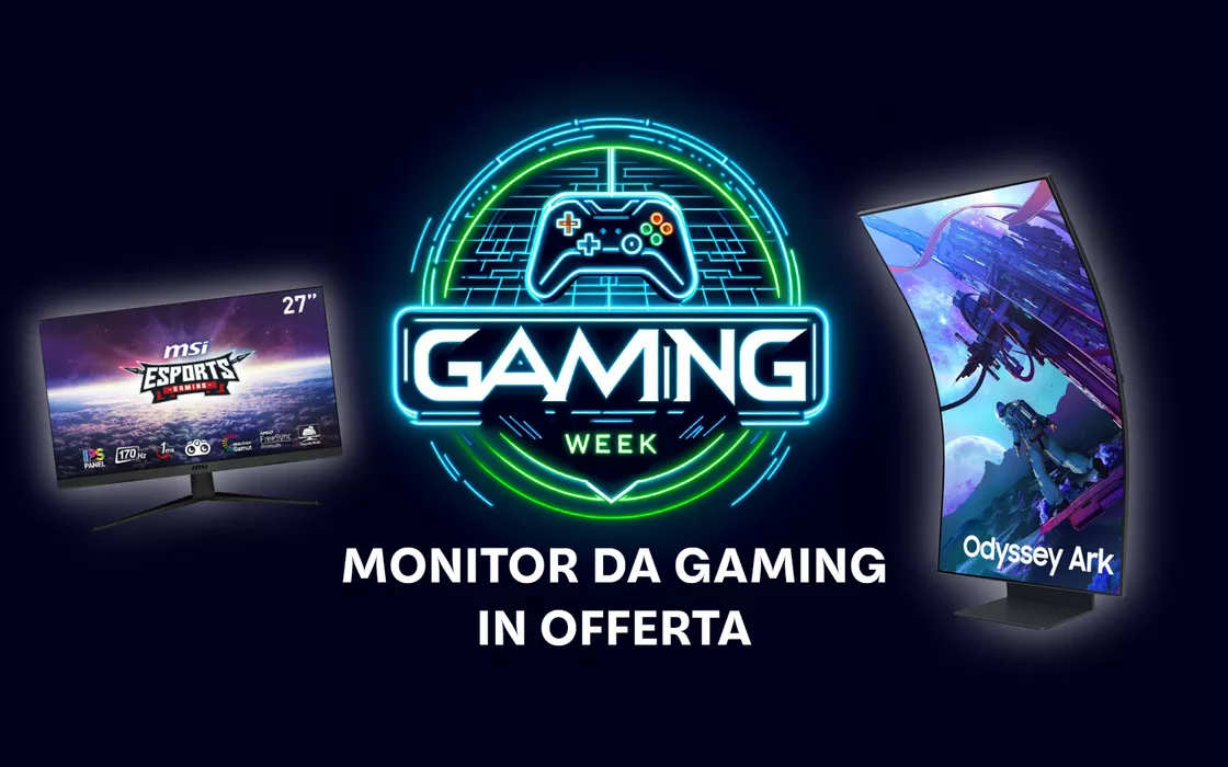 Monitor da gaming: le migliori occasioni alla Gaming Week di Amazon