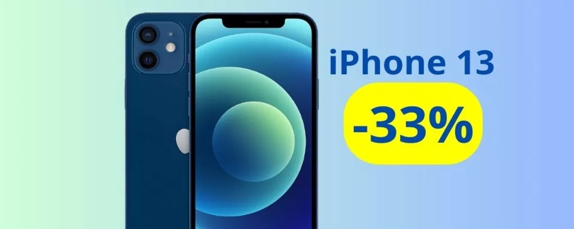 FOLLIA AMAZON: oggi iPhone 13 lo paghi 425 euro IN MENO